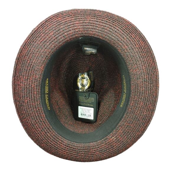 MEN'S BRUNO CAPELO PIEDMONT COLLECTION 2" SNAP BRIM PINCH FRONT FEDORA HAT PI862 - Picture 7 of 9